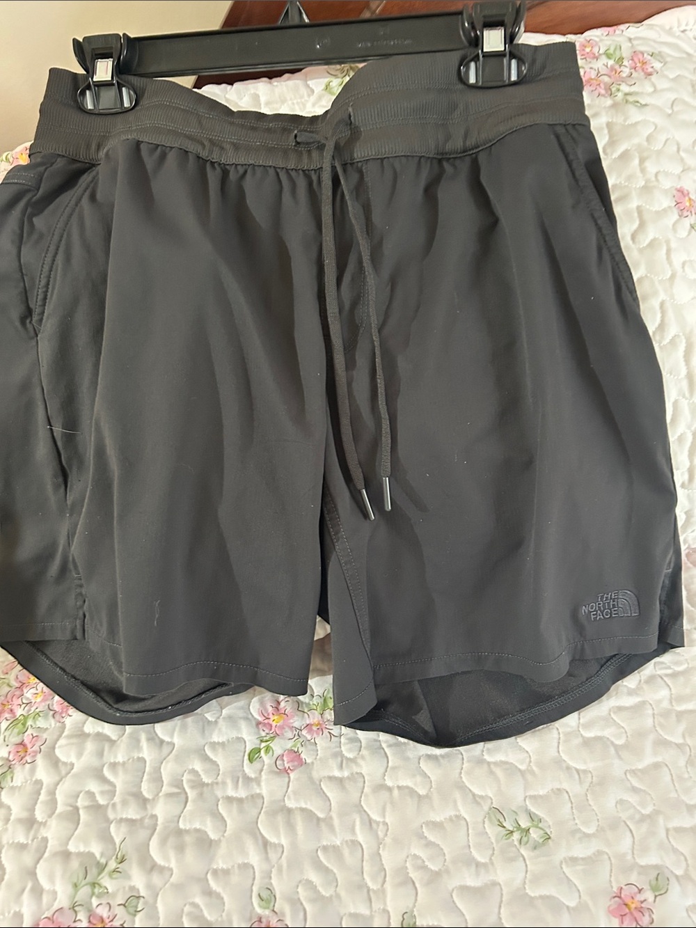 The North Face Black Women’s Training Shorts with Drawstring Waist